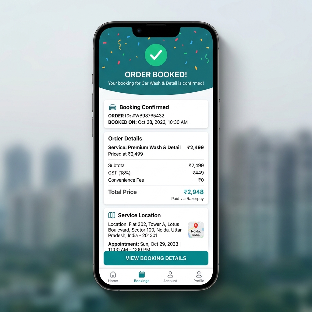 Booking Success