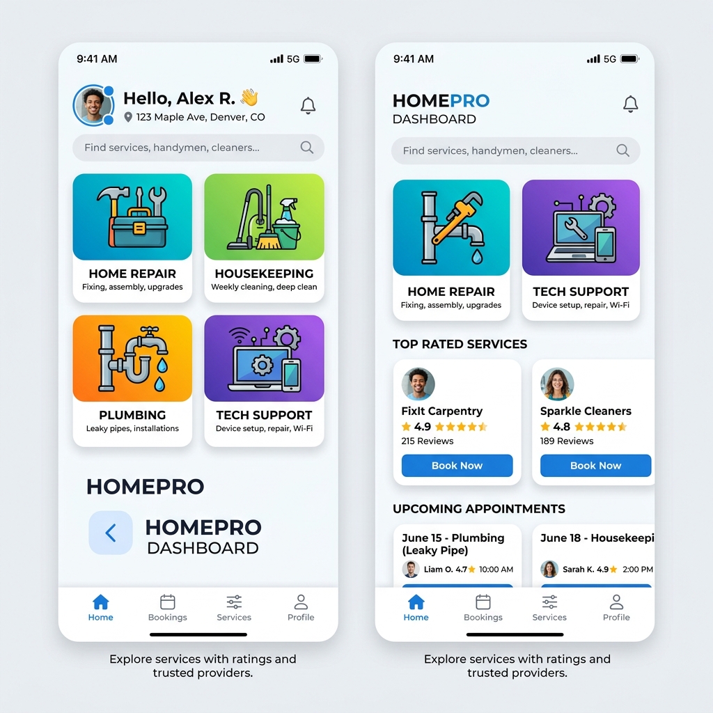 Service Provider Platform Screenshot